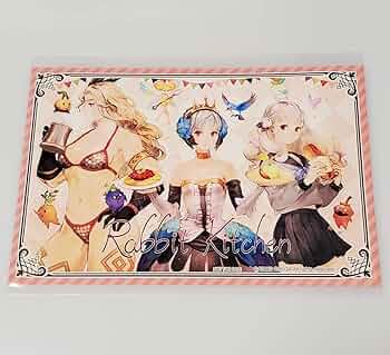 アトラス×ヴァニラウェアカフェ ラビットキッチン ランチョンマット 71n3TVKg+qL._UF350,350_QL50_.jpg